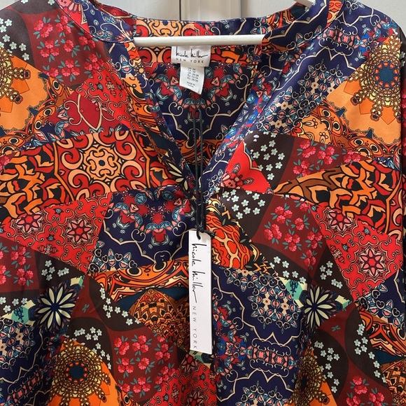 NICOLE MILLER PLUS SIZE BLOUSE 3X - Picture 5 of 6